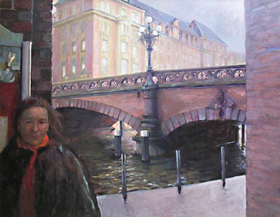 Michael Daum, Heiligengeistbr&uuml;cke, 2008, Eitempera auf Leinwand, 145,0 cm x 115,0 cm