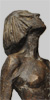 Angelika Kienberger, Losgel&ouml;st, 1998, Bronze, 38x16x12 cm